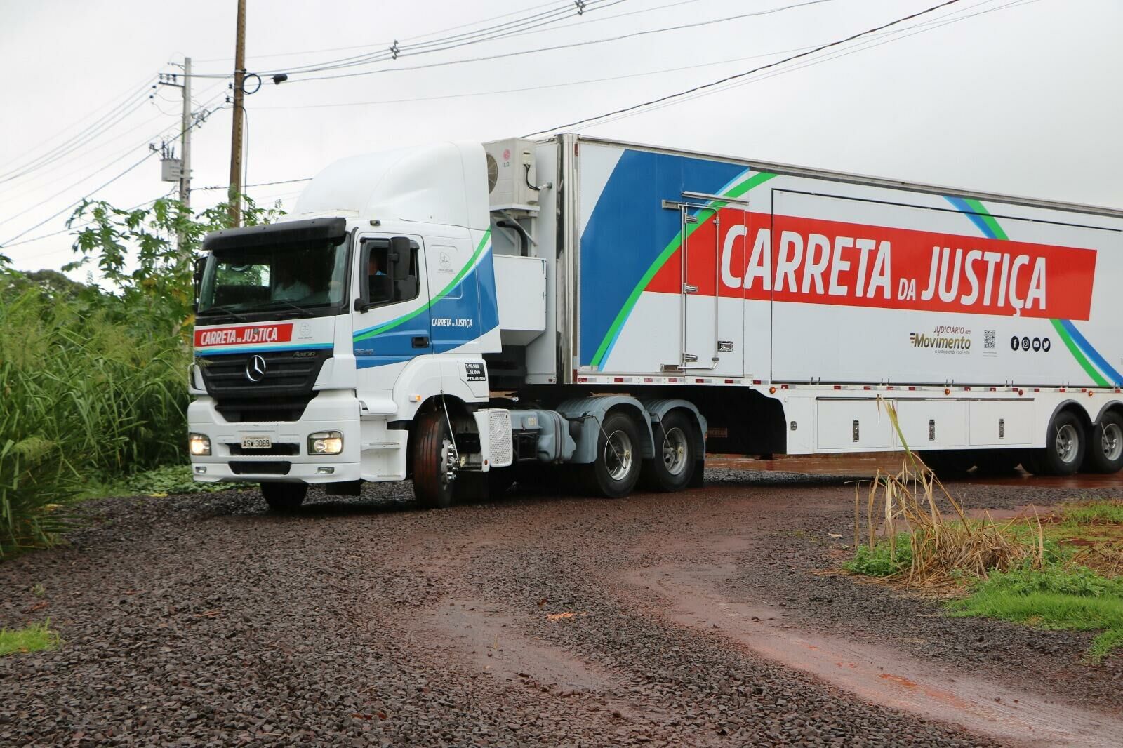 Imagem de compartilhamento para o artigo Carreta da Justiça retoma atendimentos com jornada a Alcinópolis e Figueirão da MS Todo dia